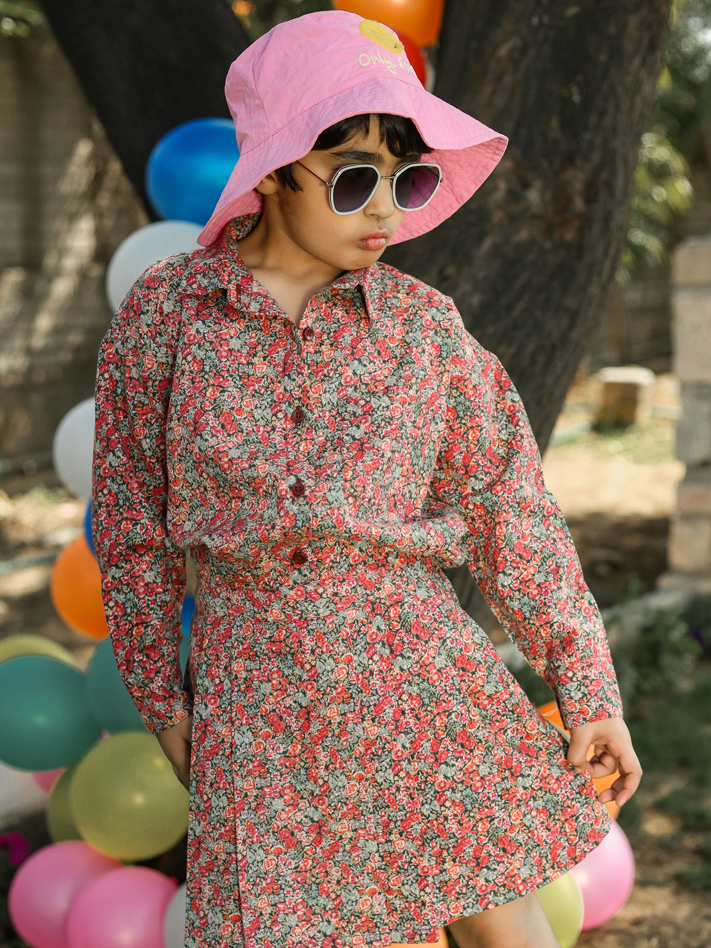 Girls' Floral Skirt
