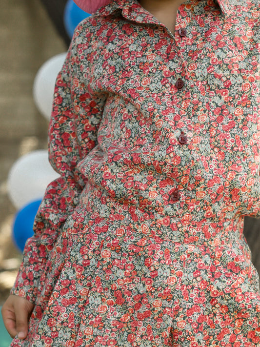 Girls' Floral Skirt