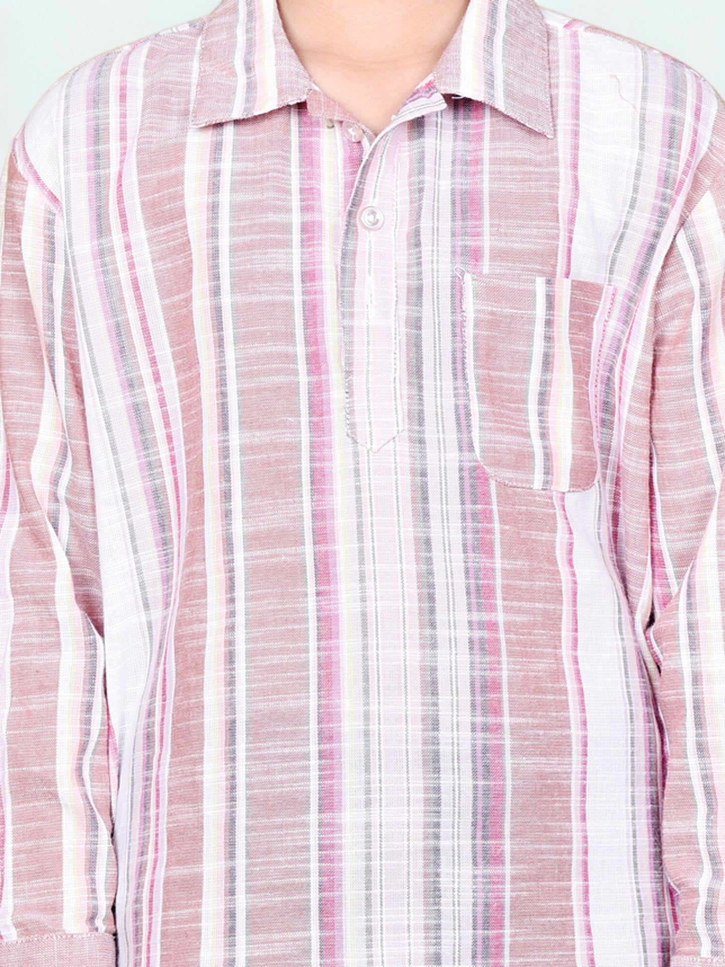 Boys' Striped Cotton Co-ord Set