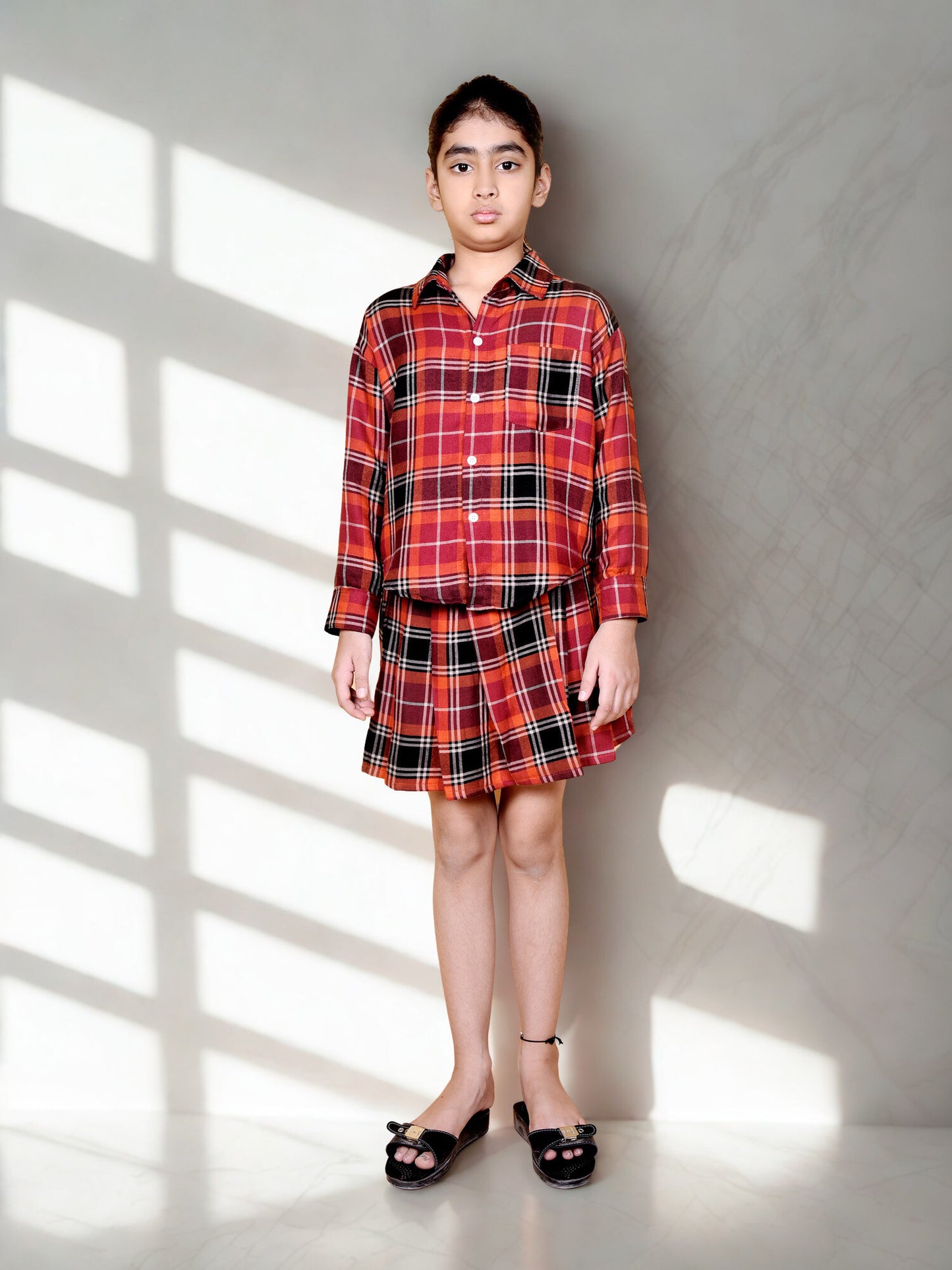 Girls' Cotton Flannel Co-ord Set