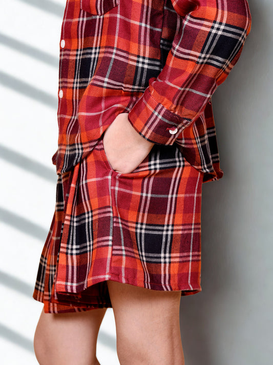 Girls' Cotton Flannel Co-ord Set